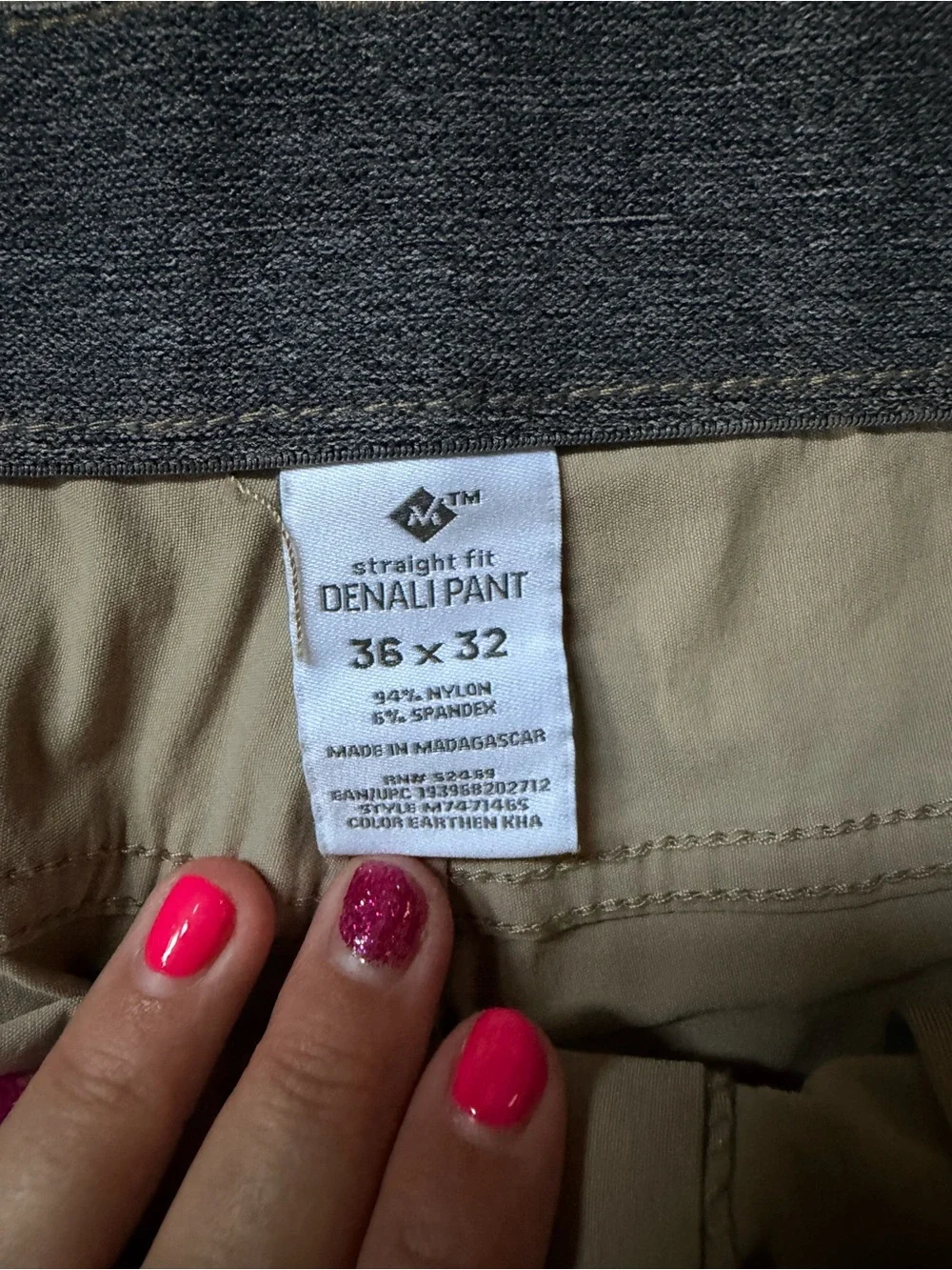 Men's Slim Straight Chinos - Taupe